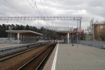 станция Звенигород: Вид с 1-й платформы в сторону тупиков