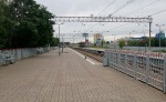 станция Звенигород: Вид с первой платформы в сторону ст. Голицыно