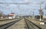 станция Уваровка: Вид в сторону Вязьмы