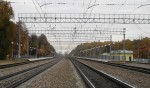 станция Бородино: Вид в сторону Москвы