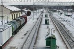 станция Гагарин: Вид в сторону Москвы