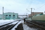 станция Смоленск-Сортировочный: Входной светофор IVНД, за переездом о.п. Колодня, платформы рославльского и вяземского направлений