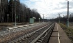 о.п. Золотаревка: Вид со 2-й платформы в сторону Вязьмы