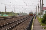 Вид в сторону Смоленска, на 1 пути поезд Красное - Смоленск