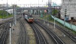 станция Смоленск: Вид с пешеходного моста в сторону Вязьмы