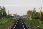 станция Новодугинская: Нечётная горловина, вид в сторону Вязьмы