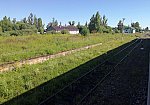 станция Сычевка: Заброшенная грузовая платформа, вид в чётном направлении