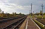 станция Вязьма-Новоторжская: Вид с платформы в сторону Вязьмы