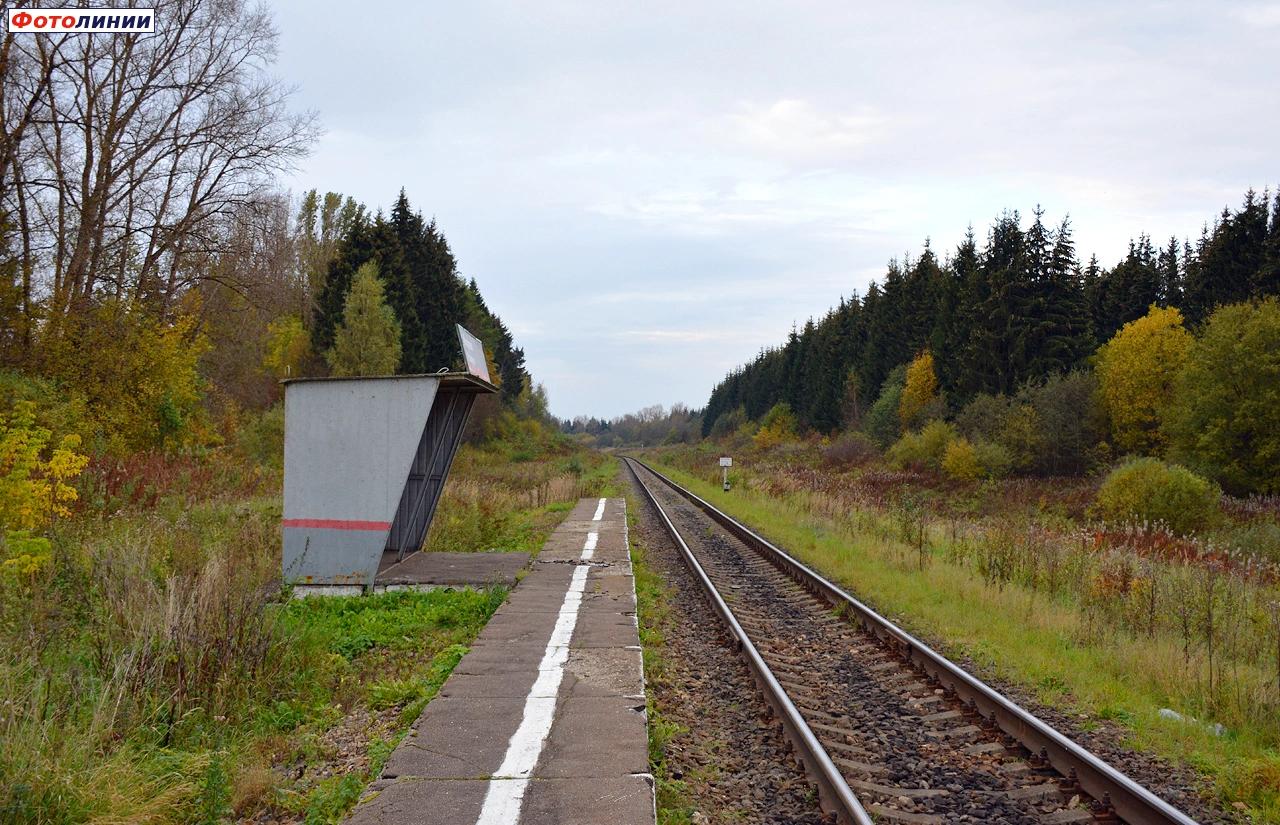 Вид с платформы в сторону Вязьмы