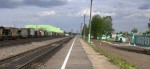 станция Вязьма-Брянская: Вид с платформы в сторону Калуги/Фаянсовой