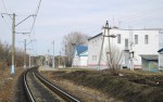 станция Муратовка: Платформа № 4 (Сухиничское направление), вид в сторону ст. Горенская