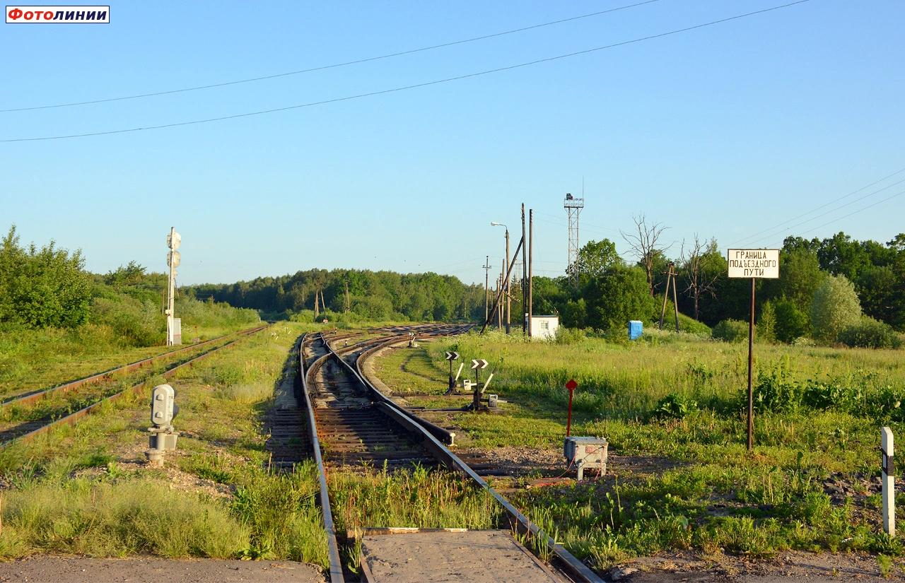 Подъездной путь ОАО "Гурово-Бетон"