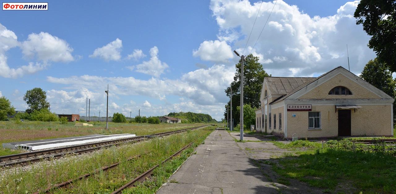 Вид со старой платформы в сторону Ряжска