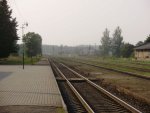 станция Краслава: Вид с перрона в сторону Силавы