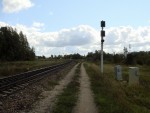 станция Индра: Входной светофор P (чётный) из Ниедрицы