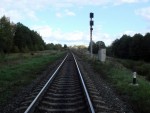 станция Скайста: Входной светофор Р (чётный) из Краславы