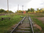 станция Извалда: Сбрасывающая стрелка на тупиковом пути (чётная сторона)