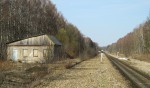 о.п. Колозовка: Вид бывшей станции в сторону Вязьмы