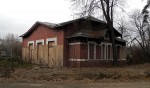 о.п. Покровское-Стрешнево: Бывший вокзал, вид со стороны города