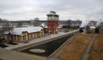 станция Подмосковная: Вид на паровозное депо