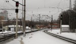 станция Тушино: Выходные светофоры ЧI, ЧII, вид в сторону Москвы