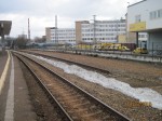о.п. Гражданская: Вид на разобранные пути бывшей станции