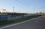 станция Москва-Рижская: Пригородная платформа, вид в нечётном направлении, музей истории железнодорожной техники
