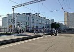 станция Москва-Рижская: Вокзал со стороны платформ дальнего следования