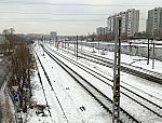 станция Москва-Рижская: Вид с Шереметьевской ул. на восток