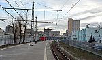 станция Москва-Рижская: Вид с пригородной платформы в сторону тупика