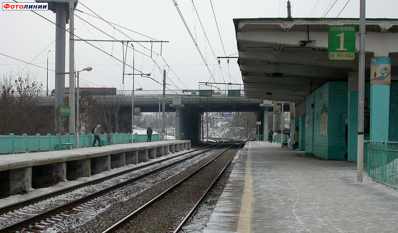 Вид с платформы № 1 в сторону Волоколамска