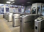 станция Тушино: Интерьер турникетного павильона на второй платформе