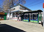 станция Нахабино: Пригородные кассы с южной стороны и билетные автоматы