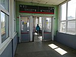 станция Дедовск: Интерьер турникетного павильона