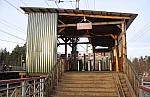 о.п. Опалиха: Турникетный павильон на временной платформе № 1