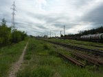 станция Даугавпилс-Шкирошанас: Вид с сортировочной горки (с севера)