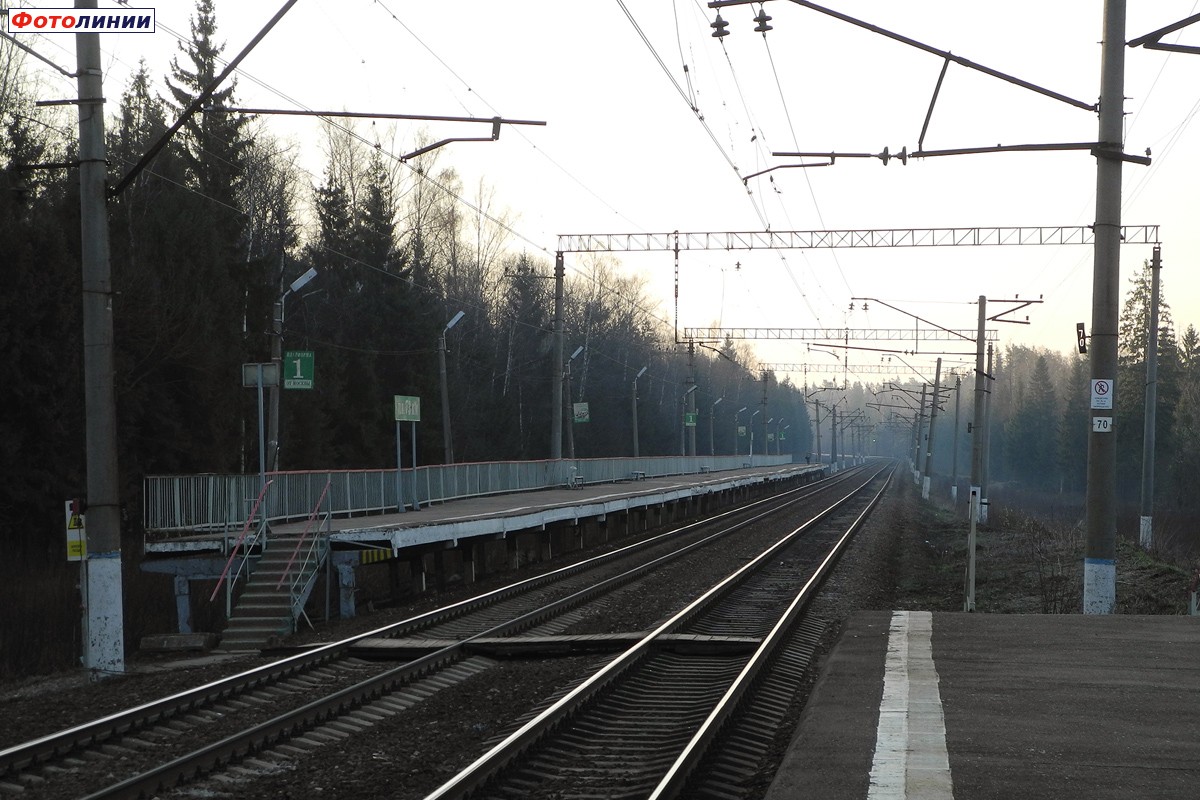 Платформа № 1 (вид в сторону Москвы)