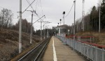 о.п. 133 км: Вид с платформы в сторону Шаховской