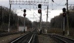 станция Благовещенское: Выходные светофоры Ч2, Ч1, Ч3 (вид в сторону Москвы)
