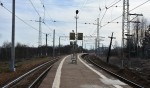 о.п. Устиновка: Вид с платформы в сторону Москвы