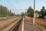 станция Иванцево: Вид с платформы в сторону Дмитрова