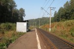 о.п. 80 км: Вид в сторону ст. Иванцево