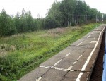 о.п. 69 км: Вид в сторону ст. Иванцево
