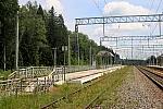 станция Костино: 2-я платформа (у 3-го пути), вид в сторону станции Жёлтиково