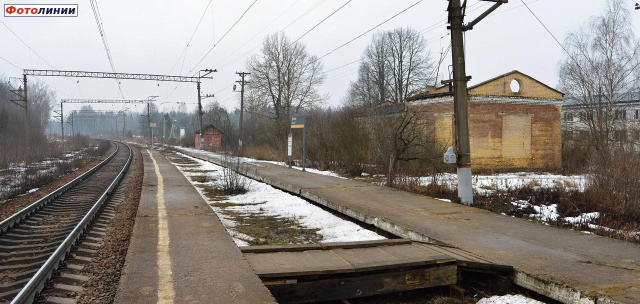 Вид в сторону ст. Иванцево