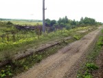 о.п. 115 км: Старая недействующая платформа и разобранный чётный путь, вид в сторону ст. Поварово-2