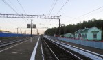 станция Акулово: Вид в сторону Кубинки