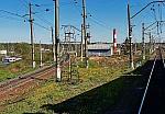 станция Бекасово-Сортировочное: Котельная, вид из северной горловины на юг