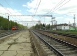 станция Яганово: Вид в сторону Воскресенска