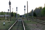 станция Сошно: Вид в сторону ст. Ерыши (Сошно-РЖД)